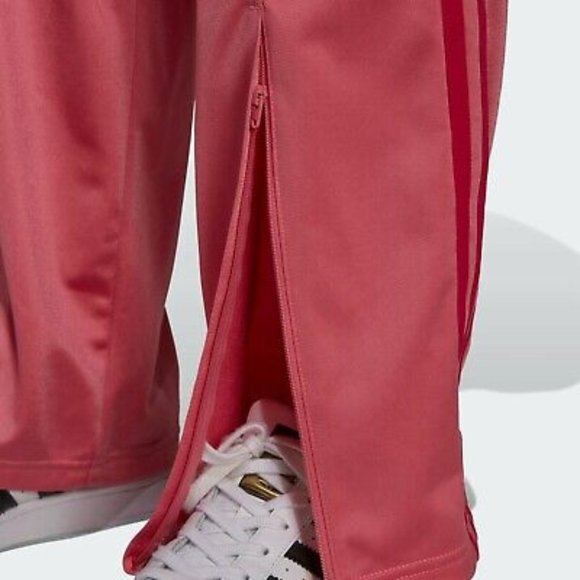Adidas Pink and Red Flared Track Pants Size Large - Picture 3 of 12